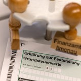 Ein Formular für die Grundsteuererklärung.