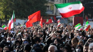 Proteste im Iran am 5. Oktober.