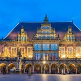 Das Bremer Rathaus.