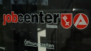 Die Tür des Jobcenters Bremen