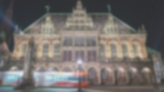 Der Bremer Marktplatz aus der Sicht eines Menschen mit Grauem Star