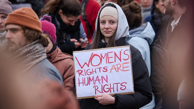 Kundgebung zum internationalen Frauentag