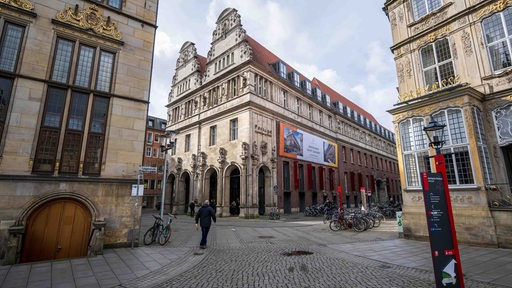 Das Kontorhaus in der Bremer Innenstadt soll das zukünftige Stadtmusikantenhaus werden.