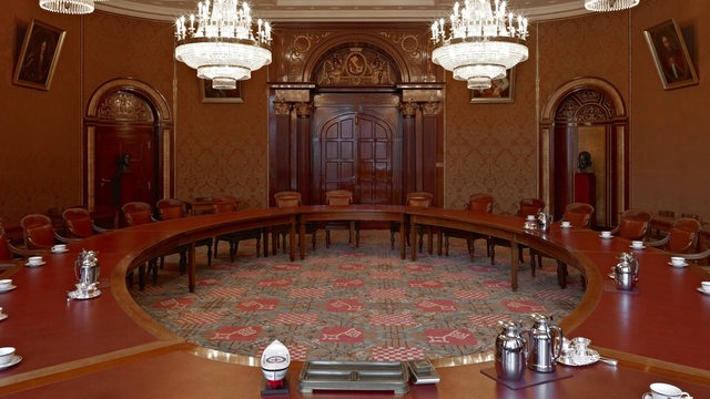 Der leere Senatssaal im Bremer Rathaus.