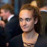 Carola Rackete beim Bremer Kapitänstag im Rathaus