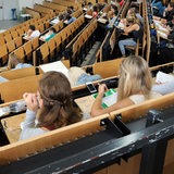 Studierende an der Uni Bremen während einer Vorlesung (Archivbild)