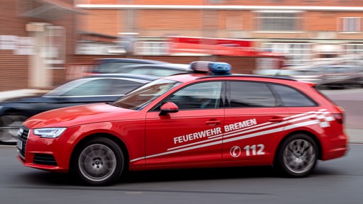 Eine Auto der Bremer Feuerwehr