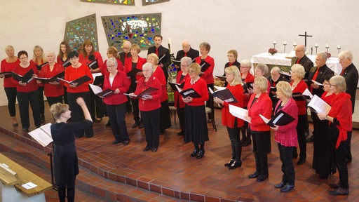 Der deutsch-polnische Chor bei einer Aufführung