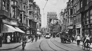 Blick in die Faulenstraße, aufgenommen um 1930