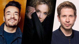 Collage zeigt: Giovanni Zarrella, Katja Rieman und Kevin Kühnert