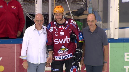 Kapitän der Fischtown Pinguins Jan Urbas.