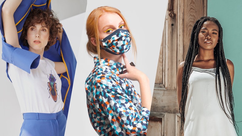 Collage von 3 Sommer-Designs Bremer Modedesignerinnen