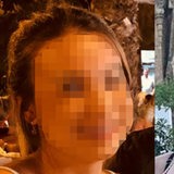 Zwei verpixelte Bilder einer jungen Frau.