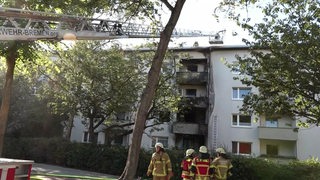 Mehrere Balkone in der Gartenstadt-Süd hatten gebrannt