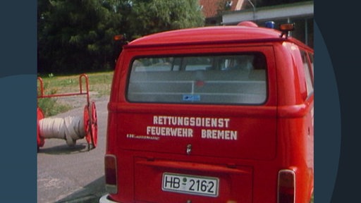 Ein altes Feuerwehrauto.