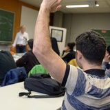 Eine Schulklasse mit Migranten (Symbolbild)