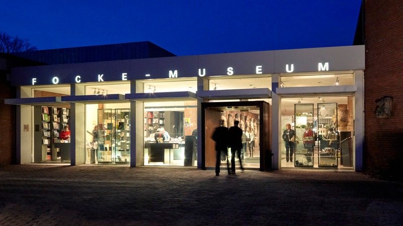 Im Eingang des Focke-Museums brennt Licht.