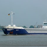Der Frachter "Verity" vor Kiel im Jahr 2014. (Archivbild)