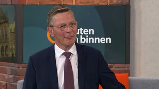 CDU-Politiker Frank Imhoff im Studio von buten un binnen.