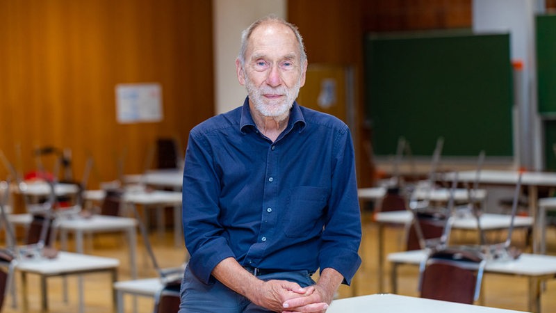 Professor Frieder Nake von der Uni Bremen