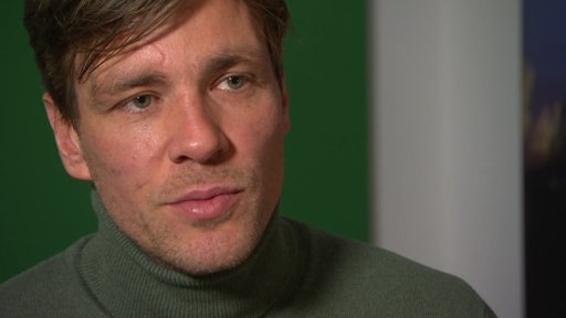 Clemens Fritz beim Interview über Werder Bremen.