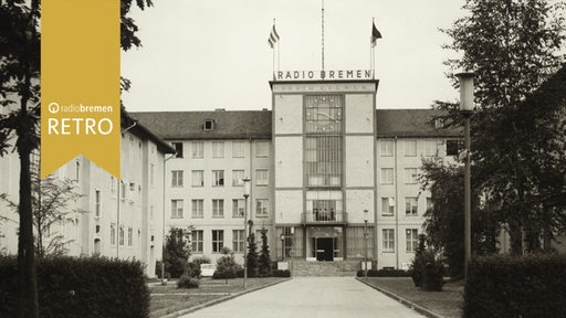 Das Funkhaus von Radio Bremen im Jahre 1954.