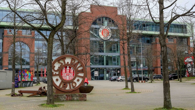 Zu sehen ist die Geschäftsstelle des FC St.Pauli