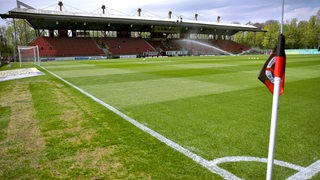 Zu sehen ist das Stadion von Viktoria Köln.