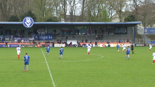 Der Bremer SV auf dem Spielfeld im Abstiegskampf.