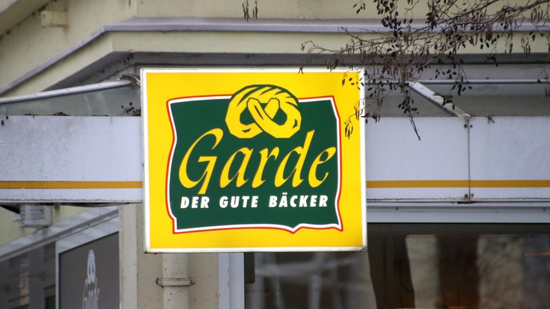 Schild der Bäckerei Garde in Bremen. (Archivfoto)