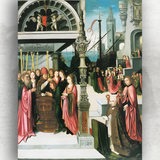 Das Gemälde "Aufbruch der hl. Ursula"