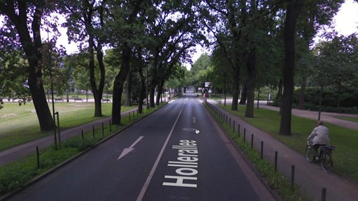 Die Bremer Hollerallee in Google Street View.