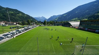 Die Werder-Profis trainieren im Zillertal.