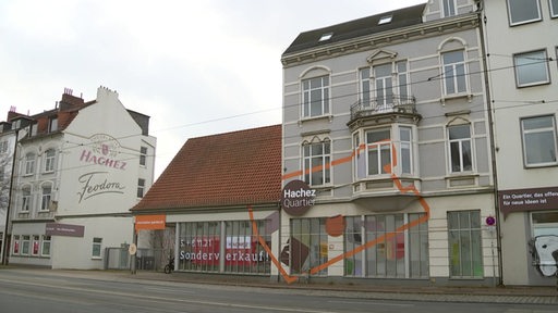 Das Gelände des ehemaligen Schoko Fabrik Hachez in der Neustadt. 