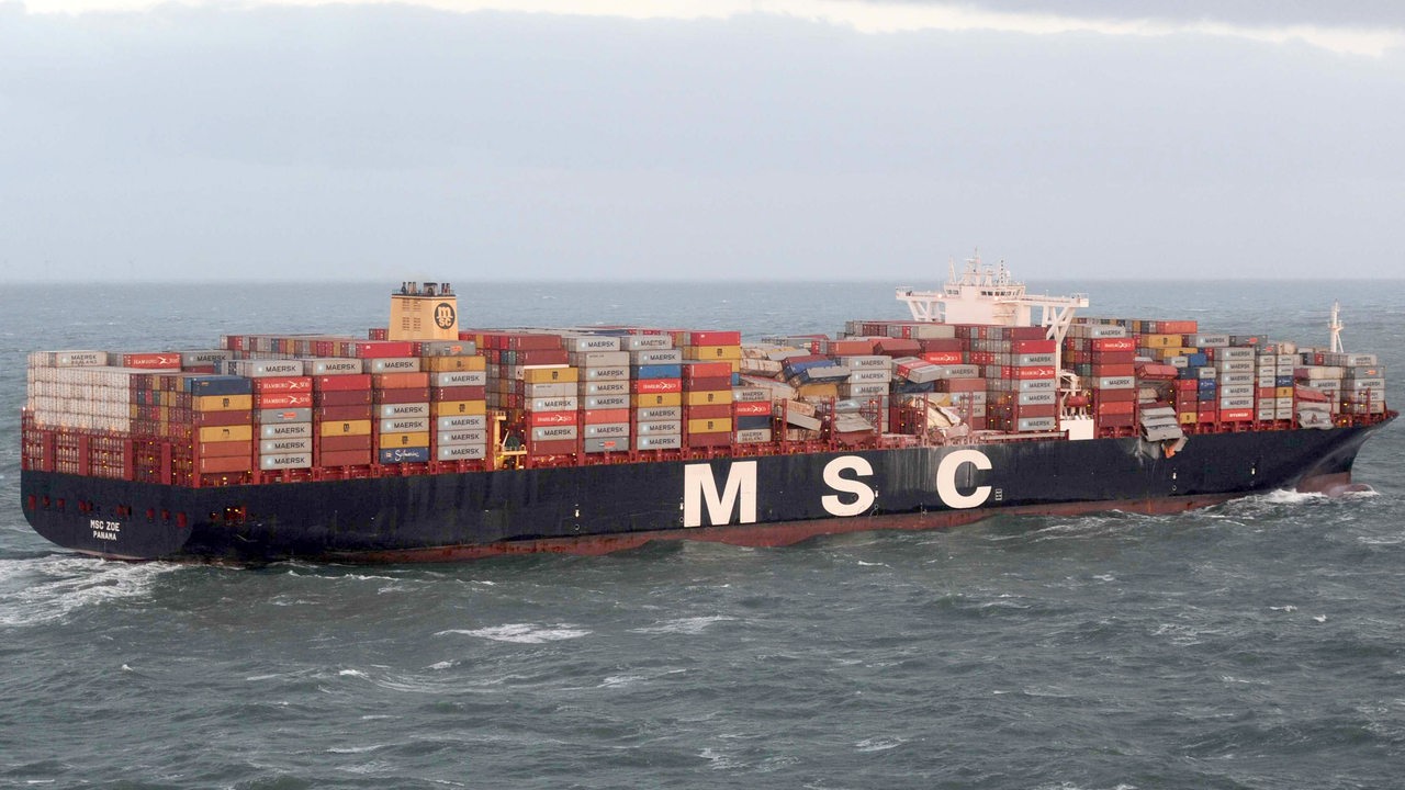 Nach Havarie der "MSC Zoe": Warnung für große Schiffe im Wattenmeer