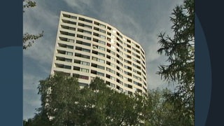 Das Hochhaus Aalto in der Vahr in Bremen.