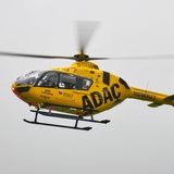 Ein Rettungshubschrauber des ADACs.