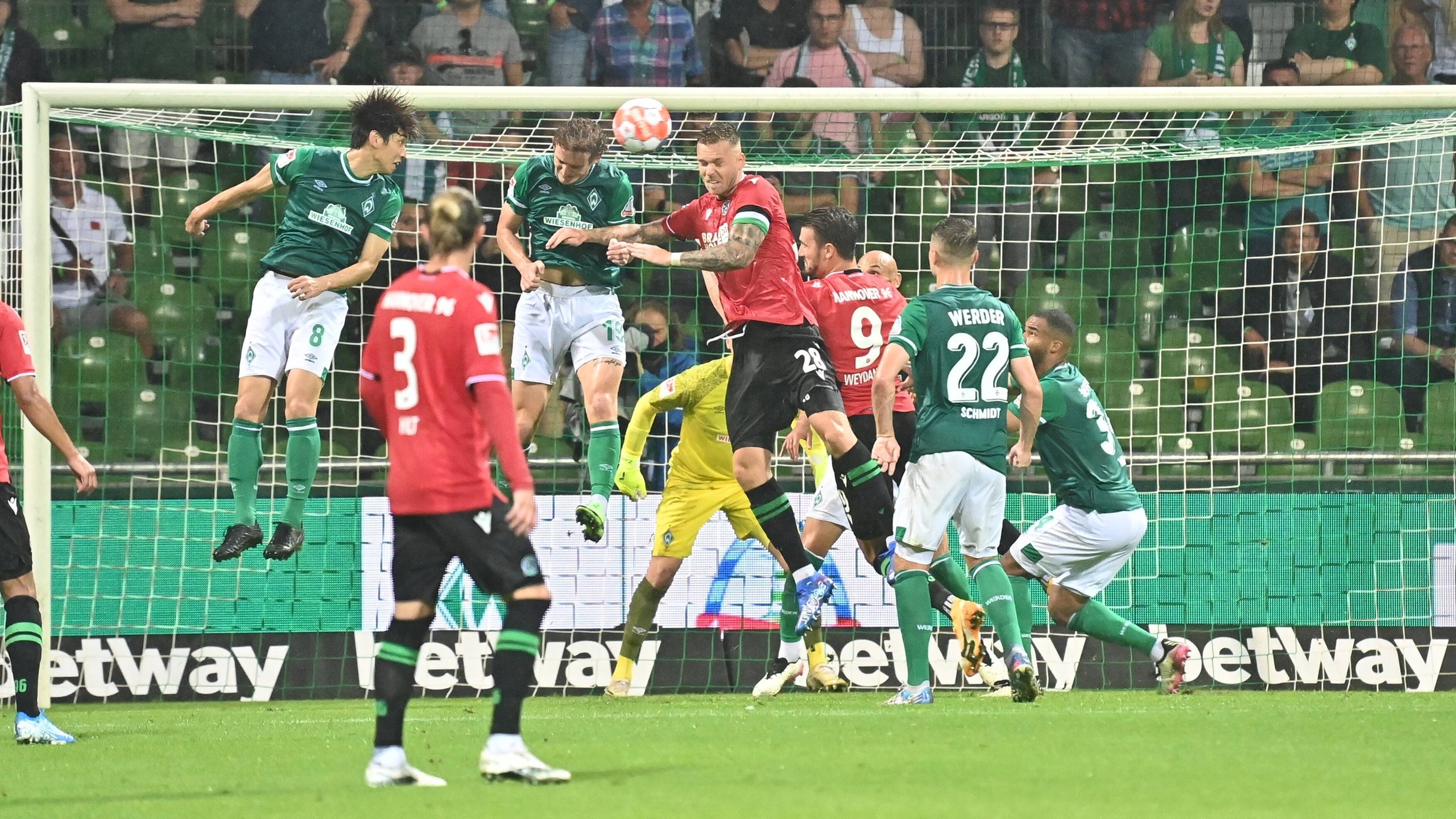 WerderCoach Anfang zum 11 gegen 96 "Wir haben den Faden