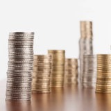 Quizbilder Stapel Geld