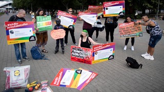 Demonstration und Kundgebung der in sozialen Medien stark beachteten sozialen Bewegung.