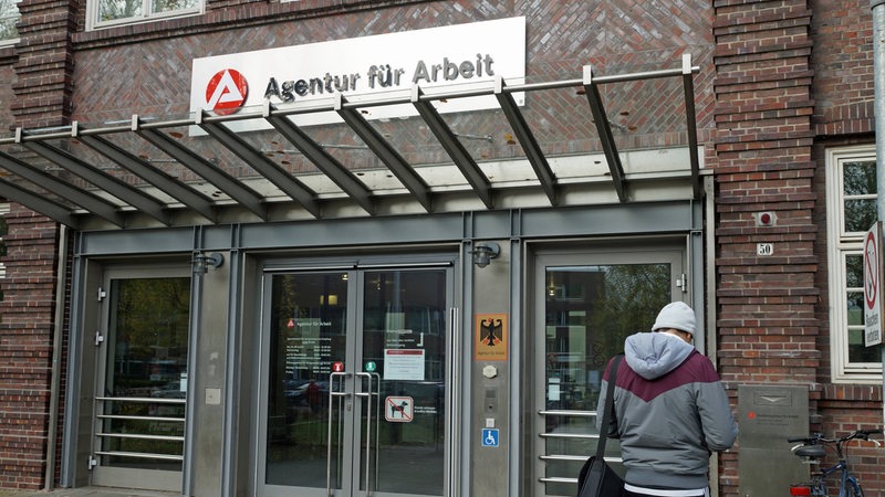 Eingang zur Agentur für Arbeit Bremerhaven