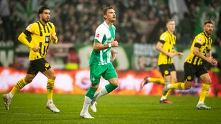 Maximilian Philipp für Werder gegen den BVB auf dem Platz.
