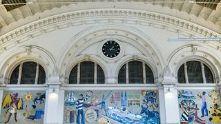 Brinkmann-Mosaik in der Bahnhofshalle des Bremer Hauptbahnhofs