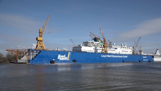 Das Dock der Lloyd-Werft in Bremerhaven