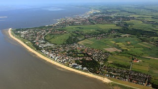 Cuxhaven aus der Luft fotografiert.