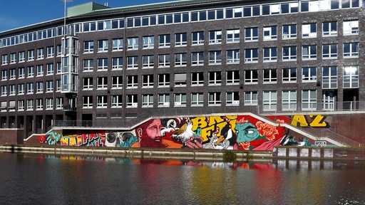 Graffiti in Bremen an der Weser (Archivbild)