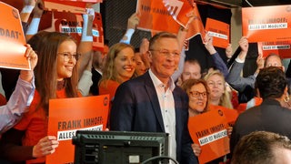 Frank Imhoff nachdem er zum Spitzenkandidat der Bremer CDU für die Bürgerschaftswahl gewählt wurde.