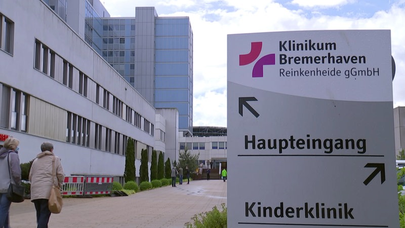 Der Eingang des Klinikum Bremerhaven