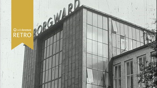 Altes Bild der Borgward-Werke in Bremen.