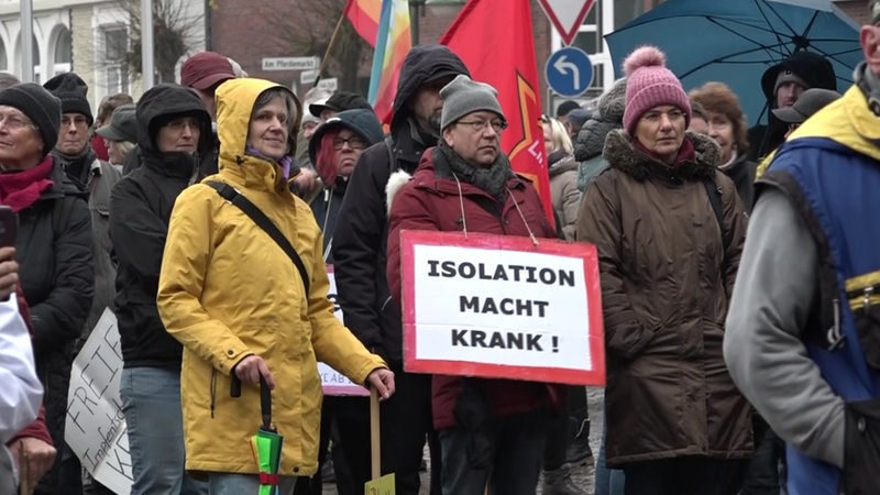 Querdenker Demo in Rotenburg
